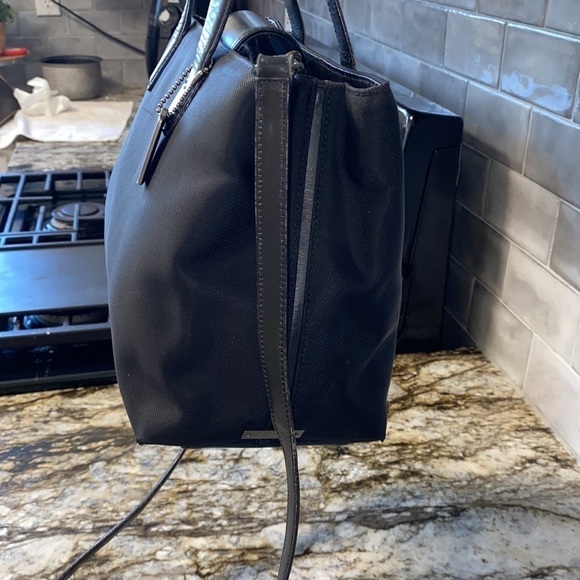 Coach Black Nylon with Leather Accent Shoulder Bag - Picture 4 of 12